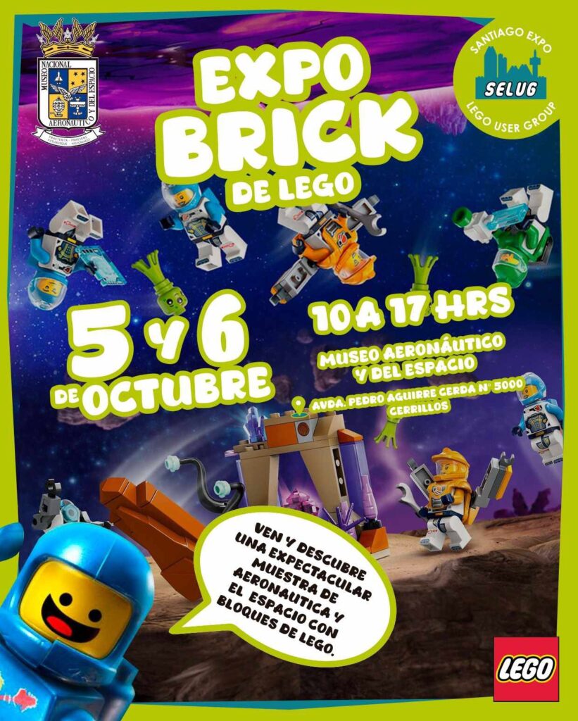 Expo Brick Museo Nacional Aeronáutico y del espacio.